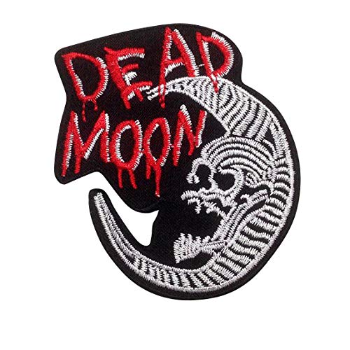 Dead Moon Punk Rock Aufnäher Besticktes Patch zum Aufbügeln Applique von SigitasTrading