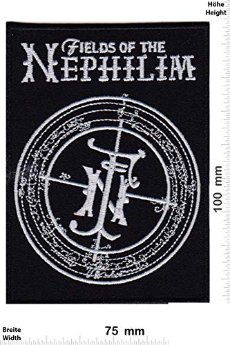 Fields Of The Nephilim Logo Gothic Rock Met Aufnäher Besticktes Patch zum Aufbügeln Applique von SigitasTrading