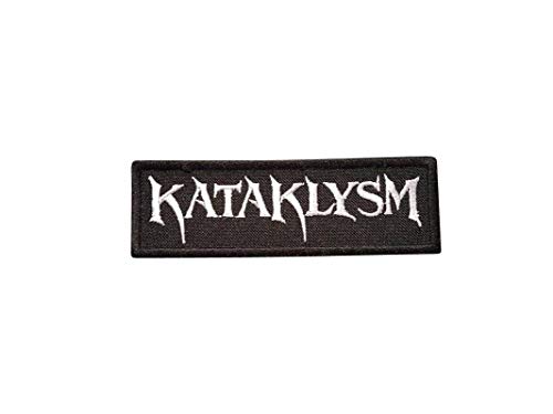 KATAKLYSM Doom Metal, Black Thrash Heavy Speed Death Punk, 6661 Embroidered Iron on Applique Souvenir Accessory KATAKLYSM Doom Metal, Black Thrash Heavy Speed Death Punk, 6661 Embroidered Iron on Applique Souvenir Accessory von SigitasTrading