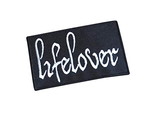 SigitasTrading LIFELOVER Iron on Applique Souvenir Accessory for Industrial Metal, Black Doom Punk Rock, Thrash Hypothermia Fans, 1 Stück SigitasTrading LIFELOVER Iron on Applique Souvenir Accessory for Industrial Metal, Black Doom Punk Rock, Thrash Hypothermia Fans, 1 Stück von SigitasTrading