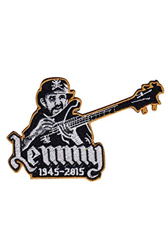 Motoerhead Lemmy 1945 2015_1 Aufnäher Besticktes Patch zum Aufbügeln Applique von SigitasTrading