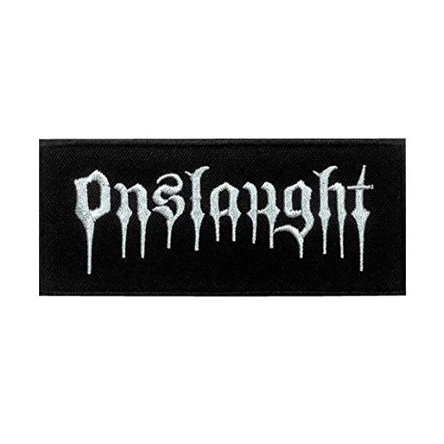 Onslaught Thrash Metal Aufnäher Besticktes Patch zum Aufbügeln Applique Onslaught Thrash Metal Aufnäher Besticktes Patch zum Aufbügeln Applique von SigitasTrading