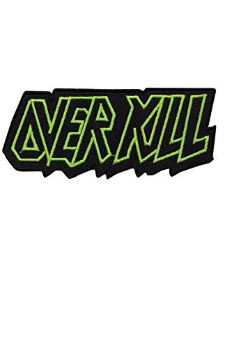 SigitasTrading Overkill Thrash Metal Band Aufn√§her Besticktes Patch zum Aufb√ľgeln Applique von IYVYI