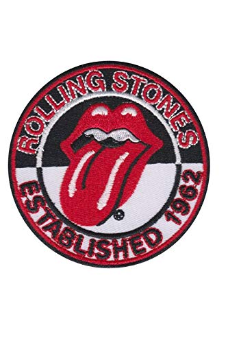 Rolling Stones Established 1962 Bla Aufnäher Besticktes Patch zum Aufbügeln Applique von SigitasTrading