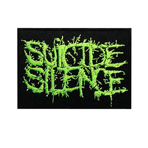 SUICIDE SILENCE Deathcore Aufnäher Besticktes Patch zum Aufbügeln Applique von SigitasTrading