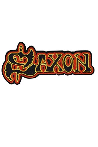 SigitasTrading Silber Heavy Metal Band Logo Musik Buchstabe Einfarbig Iron-On Patch SigitasTrading Silber Heavy Metal Band Logo Musik Buchstabe Einfarbig Iron-On Patch von SigitasTrading