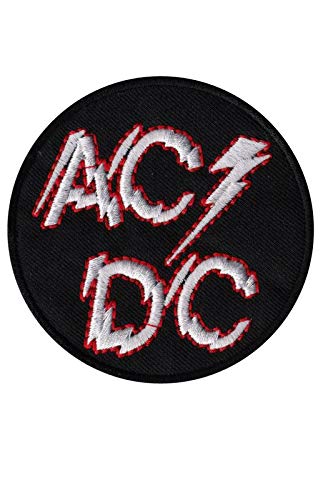 SigitasTrading Ac Dc ACDC Silver Power Round Aufnäher Besticktes Patch zum Aufbügeln Applique SigitasTrading Ac Dc ACDC Silver Power Round Aufnäher Besticktes Patch zum Aufbügeln Applique von SigitasTrading