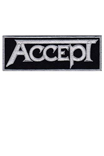 SigitasTrading Accept Silver Heavy Metal Aufnäher Besticktes Patch zum Aufbügeln Applique SigitasTrading Accept Silver Heavy Metal Aufnäher Besticktes Patch zum Aufbügeln Applique von SigitasTrading