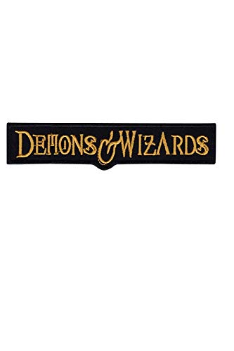 SigitasTrading Demons Wizards Power Metal Band Aufnäher Besticktes Patch zum Aufbügeln Applique von SigitasTrading