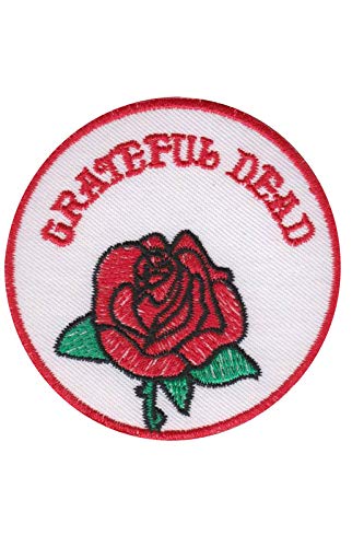 SigitasTrading Grateful Dead Rose Aufnäher Besticktes Patch zum Aufbügeln Applique SigitasTrading Grateful Dead Rose Aufnäher Besticktes Patch zum Aufbügeln Applique von SigitasTrading