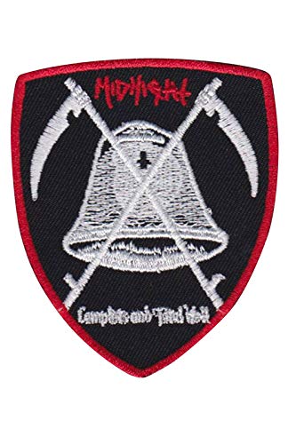 SigitasTrading Midnight Complete and Totel Hell Metal Ba Aufnäher Besticktes Patch zum Aufbügeln Applique SigitasTrading Midnight Complete and Totel Hell Metal Ba Aufnäher Besticktes Patch zum Aufbügeln Applique von SigitasTrading