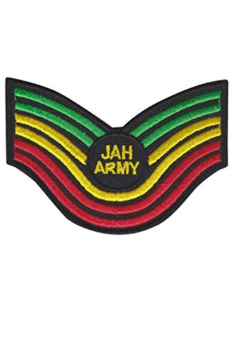 SigitasTrading Reggae Jah Army Aufnäher Besticktes Patch zum Aufbügeln Applique SigitasTrading Reggae Jah Army Aufnäher Besticktes Patch zum Aufbügeln Applique von SigitasTrading
