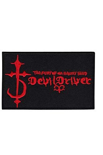 SigitasTrading The Fury of Our Makers Hand Devildriver O_1 Aufnäher Besticktes Patch zum Aufbügeln Applique von SigitasTrading