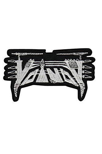 SigitasTrading Voivod Metal Band Silver Aufnäher Besticktes Patch zum Aufbügeln Applique von SigitasTrading
