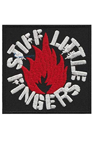 Stiff Little Fingers Punkband_1 Aufnäher Besticktes Patch zum Aufbügeln Applique von SigitasTrading