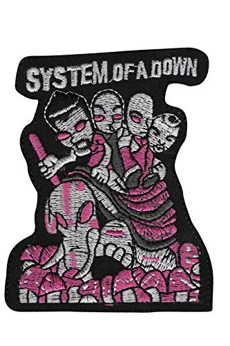 System Of A Down Purple Aufnäher Besticktes Patch zum Aufbügeln Applique System Of A Down Purple Aufnäher Besticktes Patch zum Aufbügeln Applique von SigitasTrading