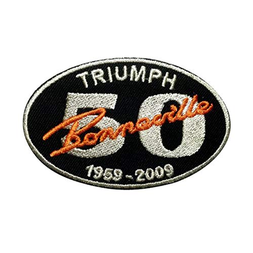 Triumph Bonneville Sports Motorcycle Cafe Racer Aufnäher Besticktes Patch zum Aufbügeln Applique von SigitasTrading
