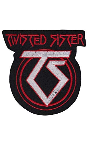Twisted Sister Silber Ts Aufnäher Besticktes Patch zum Aufbügeln Applique von SigitasTrading