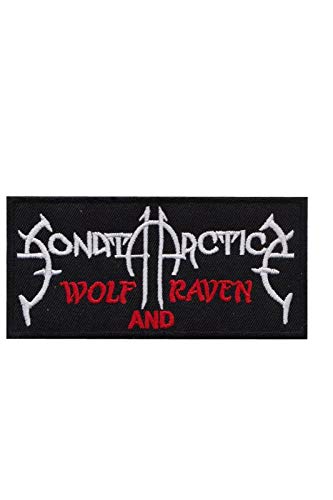 Wolf And Raven Sonata Arctica Sonat Aufnäher Besticktes Patch zum Aufbügeln Applique Wolf And Raven Sonata Arctica Sonat Aufnäher Besticktes Patch zum Aufbügeln Applique von SigitasTrading