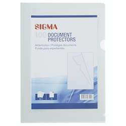 Sigma Aktenhüllen, DIN A4, 100 Stück von Sigma