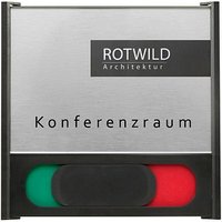 SignSystems® Türschild BOX Kunststoff schwarz 15,0 x 10,0 cm von SignSystems®