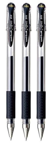 Signo Uni-Ball, Gel-Kugelschreiber, UM-151-0,38 mm, Schwarz, 3 Stück Signo Uni-Ball, Gel-Kugelschreiber, UM-151-0,38 mm, Schwarz, 3 Stück von Signo