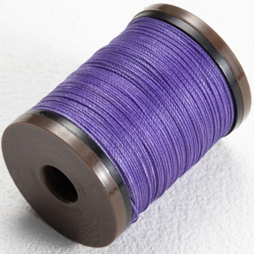 0,4 mm Polyester Lederfäden, Wachsfaden Cord für Lederhandwerk Leder Nähgarn Garn für Handwerk, Nähen, Buchbinden, Schmuck, Häkeln Und Die Buchbinder Nähfäden von SiiRo