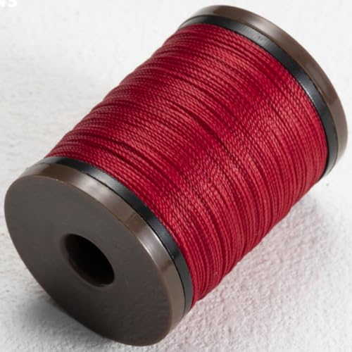0,8 mm Polyester Lederfäden, Wachsfaden Cord für Lederhandwerk Leder Nähgarn Garn für Handwerk, Nähen, Buchbinden, Schmuck, Häkeln Und Die Buchbinder Nähfäden von SiiRo