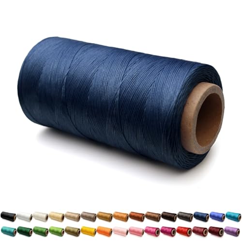0.5mm Flache Sattlergarn Ledergarn Gewachst, 100D Wachsfaden, Leder Nähen Faden Sattlergarn Gewachste für Lederprojekten Reparatur Buchbinderei Leder Handwerk 0.5mm Flache Sattlergarn Ledergarn Gewachst, 100D Wachsfaden, Leder Nähen Faden Sattlergarn Gewachste für Lederprojekten Reparatur Buchbinderei Leder Handwerk von SiiRo