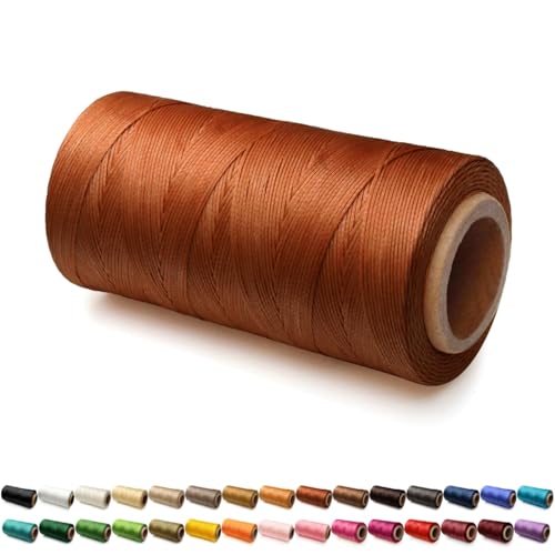 0.5mm Flache Sattlergarn Ledergarn Gewachst, 100D Wachsfaden, Leder Nähen Faden Sattlergarn Gewachste für Lederprojekten Reparatur Buchbinderei Leder Handwerk 0.5mm Flache Sattlergarn Ledergarn Gewachst, 100D Wachsfaden, Leder Nähen Faden Sattlergarn Gewachste für Lederprojekten Reparatur Buchbinderei Leder Handwerk von SiiRo