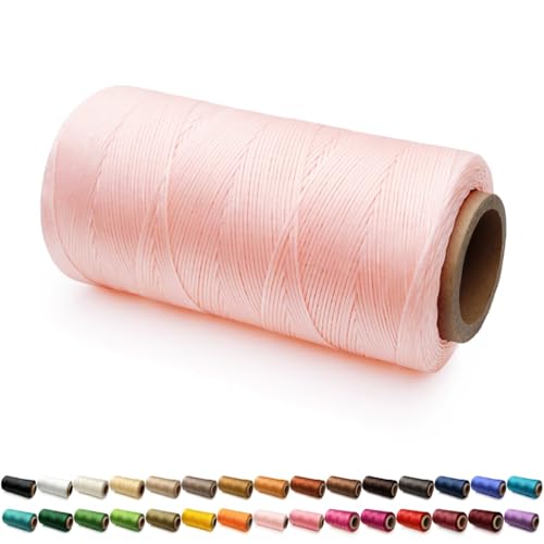 0.5mm Flache Sattlergarn Ledergarn Gewachst, 100D Wachsfaden, Leder Nähen Faden Sattlergarn Gewachste für Lederprojekten Reparatur Buchbinderei Leder Handwerk 0.5mm Flache Sattlergarn Ledergarn Gewachst, 100D Wachsfaden, Leder Nähen Faden Sattlergarn Gewachste für Lederprojekten Reparatur Buchbinderei Leder Handwerk von SiiRo