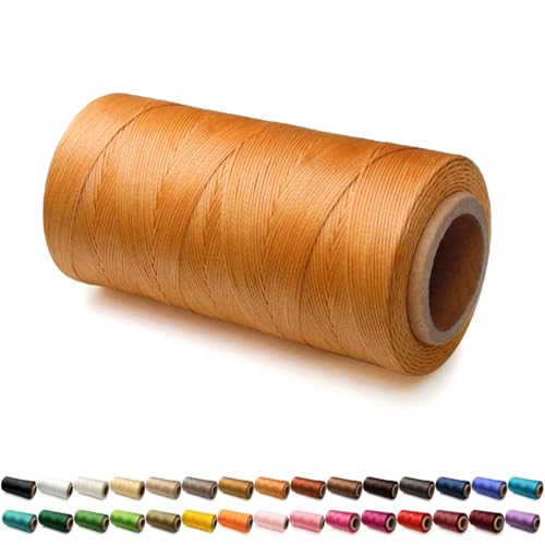 0.5mm Flache Sattlergarn Ledergarn Gewachst, 100D Wachsfaden, Leder Nähen Faden Sattlergarn Gewachste für Lederprojekten Reparatur Buchbinderei Leder Handwerk 0.5mm Flache Sattlergarn Ledergarn Gewachst, 100D Wachsfaden, Leder Nähen Faden Sattlergarn Gewachste für Lederprojekten Reparatur Buchbinderei Leder Handwerk von SiiRo