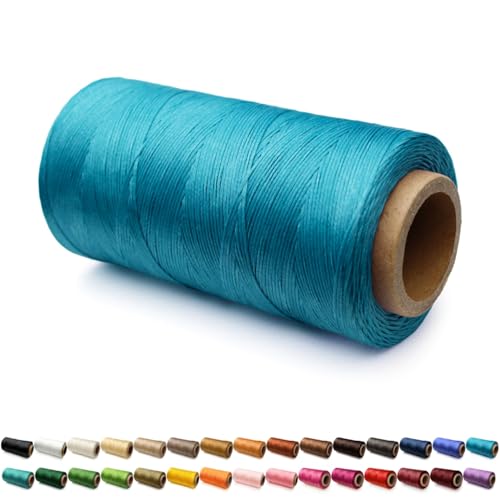 0.5mm Flache Sattlergarn Ledergarn Gewachst, 100D Wachsfaden, Leder Nähen Faden Sattlergarn Gewachste für Lederprojekten Reparatur Buchbinderei Leder Handwerk 0.5mm Flache Sattlergarn Ledergarn Gewachst, 100D Wachsfaden, Leder Nähen Faden Sattlergarn Gewachste für Lederprojekten Reparatur Buchbinderei Leder Handwerk von SiiRo