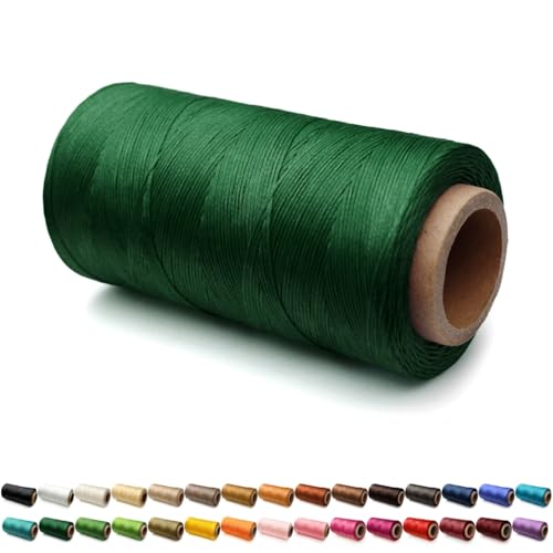 0.8mm Flache Sattlergarn Ledergarn Gewachst, 150D Wachsfaden, Leder Nähen Faden Sattlergarn Gewachste für Lederprojekten Reparatur Buchbinderei Leder Handwerk 0.8mm Flache Sattlergarn Ledergarn Gewachst, 150D Wachsfaden, Leder Nähen Faden Sattlergarn Gewachste für Lederprojekten Reparatur Buchbinderei Leder Handwerk von SiiRo