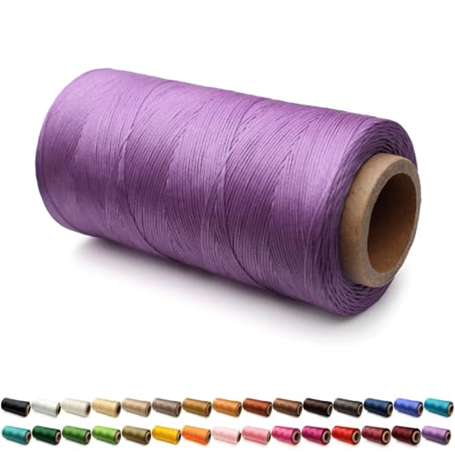 0.8mm Flache Sattlergarn Ledergarn Gewachst, 150D Wachsfaden, Leder Nähen Faden Sattlergarn Gewachste für Lederprojekten Reparatur Buchbinderei Leder Handwerk 0.8mm Flache Sattlergarn Ledergarn Gewachst, 150D Wachsfaden, Leder Nähen Faden Sattlergarn Gewachste für Lederprojekten Reparatur Buchbinderei Leder Handwerk von SiiRo