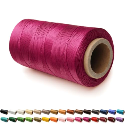 1.0mm Flache Sattlergarn Ledergarn Gewachst, 210D Wachsfaden, Leder Nähen Faden Sattlergarn Gewachste für Lederprojekten Reparatur Buchbinderei Leder Handwerk 1.0mm Flache Sattlergarn Ledergarn Gewachst, 210D Wachsfaden, Leder Nähen Faden Sattlergarn Gewachste für Lederprojekten Reparatur Buchbinderei Leder Handwerk von SiiRo