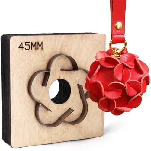 Leder-Stanzform mit Blumenmotiv, 45 mm, zum Schneiden von Formen, Ball-Blumen-Form, Leder-Stanzform für DIY-Lederhandwerk Leder-Stanzform mit Blumenmotiv, 45 mm, zum Schneiden von Formen, Ball-Blumen-Form, Leder-Stanzform für DIY-Lederhandwerk von SiiRo