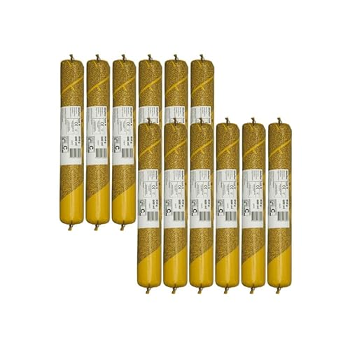 Set von 12 elastischen Spachtelmassen SIKA - Sikaflex Tank N - Nachfüllpackung 600ml von Sika