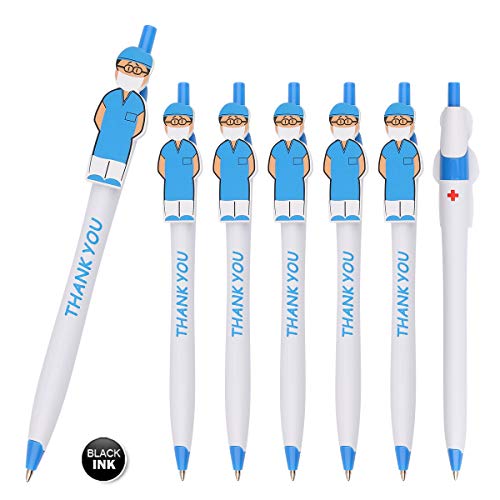 Sikao Niedliche Krankenschwester Kugelschreiber“Thank You”Geschenke für Krankenschwestern und medizinisches Personal, CNA Krankenpflege-Woche-Geschenke, Arzt (Blau 36er Pack) von Sikao