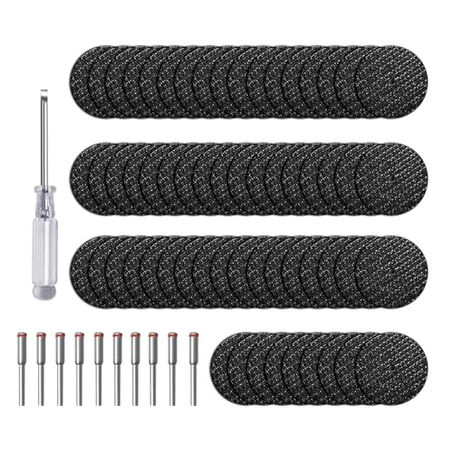 Sikweny 65 Stück Kreissägeblätter set Enthalten 10 Stück Pleuelstangen 1 Schraubendreher Mini Gelochte Trennscheiben Langanhaltender Kleine Trennscheibe Ergonomisches Design Sikweny 65 Stück Kreissägeblätter set Enthalten 10 Stück Pleuelstangen 1 Schraubendreher Mini Gelochte Trennscheiben Langanhaltender Kleine Trennscheibe Ergonomisches Design von Sikweny