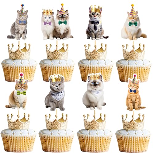 Katzen Tortendeko Geburtstag Katzen Tortendeko Geburtstag von Silars