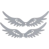 Engelsflügel "Angelo", 10 cm - Silberfarben von GLOREX