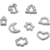 Miniatur Ausstechformen von Silber