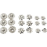 Perlkappen-Mix - Silber Perlkappen-Mix - Silber von Meyco