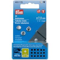 Prym Hohlnieten - 3-4 mm, 25 Stück von Silber