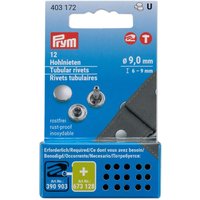 Prym Hohlnieten - 6-9 mm, 12 Stück von Silber