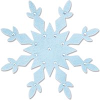 Sizzix Bigz Stanzschablone "Ornate Snowflake" von Silber