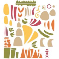 Sizzix Thinlits Stanzschablone "Infinite Doodles #1" von Sizzix