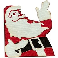 Sizzix Thinlits Stanzschablone "Retro Santa by Tim Holtz" von Silber