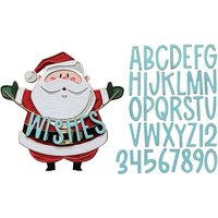Sizzix Thinlits Stanzschablone "Santa Greetings Colorize by Tim Holtz" Sizzix Thinlits Stanzschablone "Santa Greetings Colorize by Tim Holtz" von Sizzix